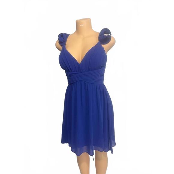 [NEW] City Studio Blue Sleeveless Mini Dress - Picture 1 of 5